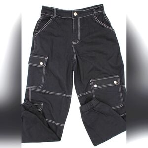 Rue21 Black Carpenter Cargo Joggers – Women’s Size S